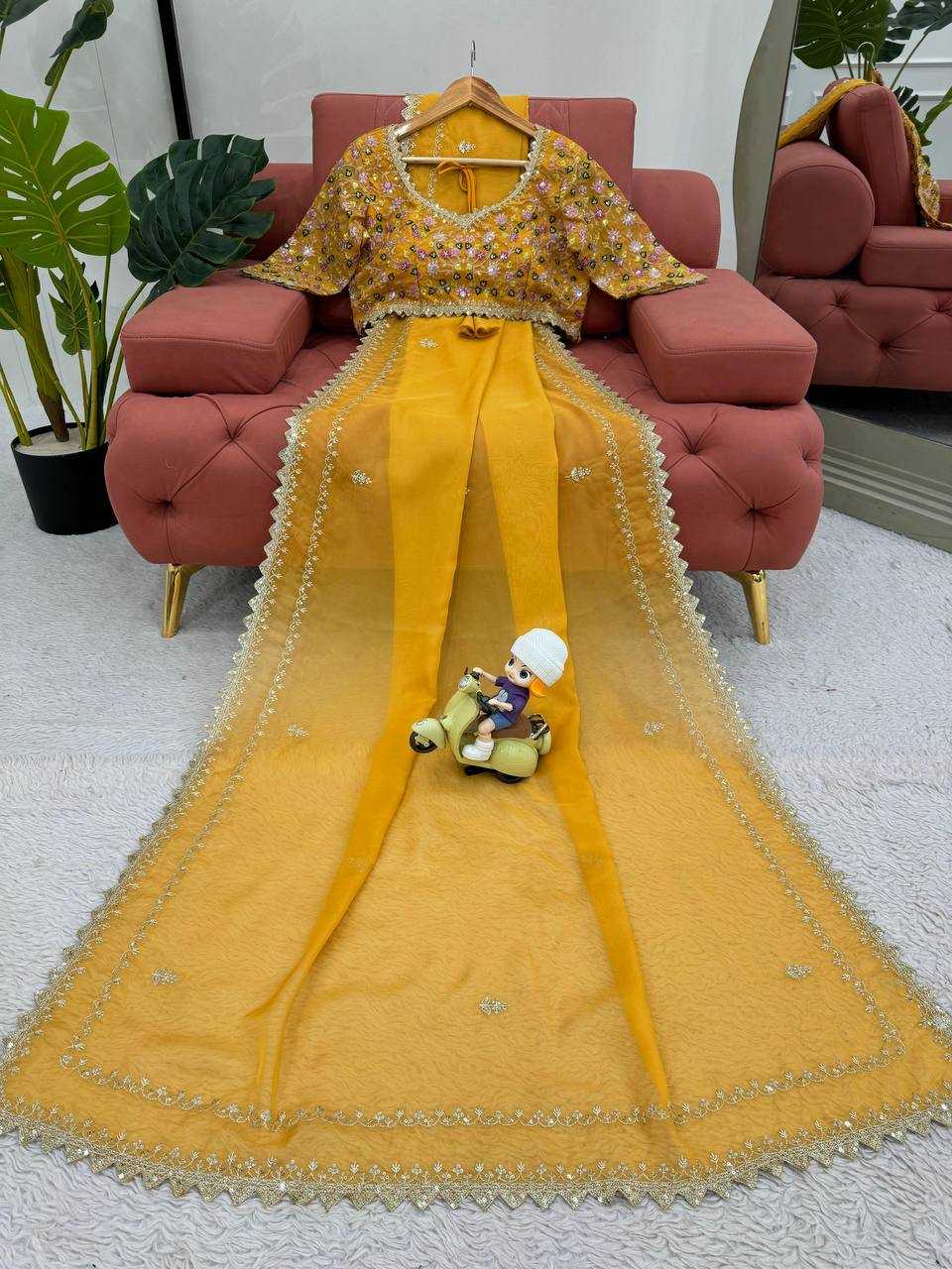 YNF TABBY SILK RIN133 497 SAREES WHOLESALE PARTY WEAR FANCY SEQUENCE RAKHI SAREES MANUFACTURER